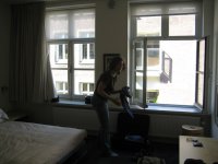 view down the street