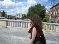 Lisa and Anna on Berlin bridge